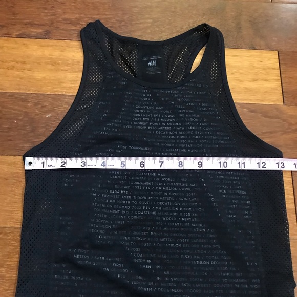 H&M Solid Black Women’s Tank Top - Picture 4 of 5